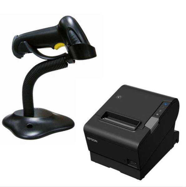 Promo: Epson Tm-T88Vi Usb Receipt Printer Kit+Ls2208 Barcode Scanner Kit [Tm-T88Vi Usb] Receipt