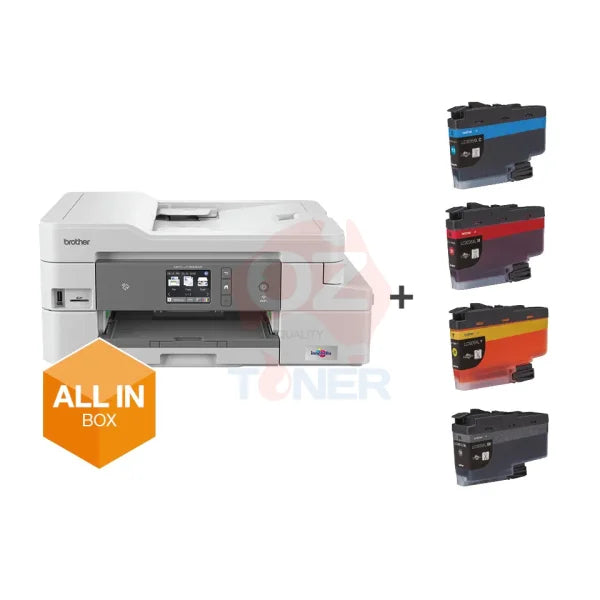 *Rfb* Brother Mfc-J1300Dw 4In1 Wireless Ciss Inkjet Printer Duplexer Adf+Airprint 12Ppm [Factory