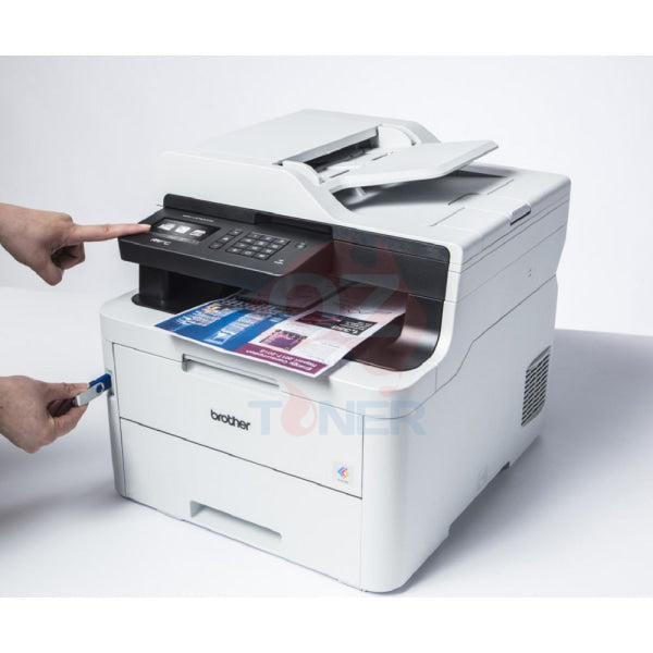 Brother Mfc-L3750Cdw A4 Multifunction Color Laser Printer+Duplex+Adf Printer Colour Multi Function