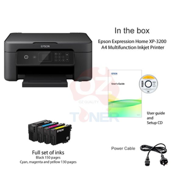 *Rfb* Epson Expression Home Xp-3200 Colour All-In-One Inkjet Printer + Duplex C11Ck66501_R *Factory