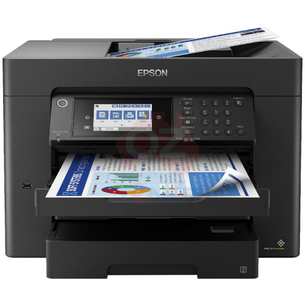 *Rfb* Epson Workforce Wf-7840 A3 Multifunction Printer+Fax+Dual Tray [P/N:c11Ch67501] Inkjet Printer