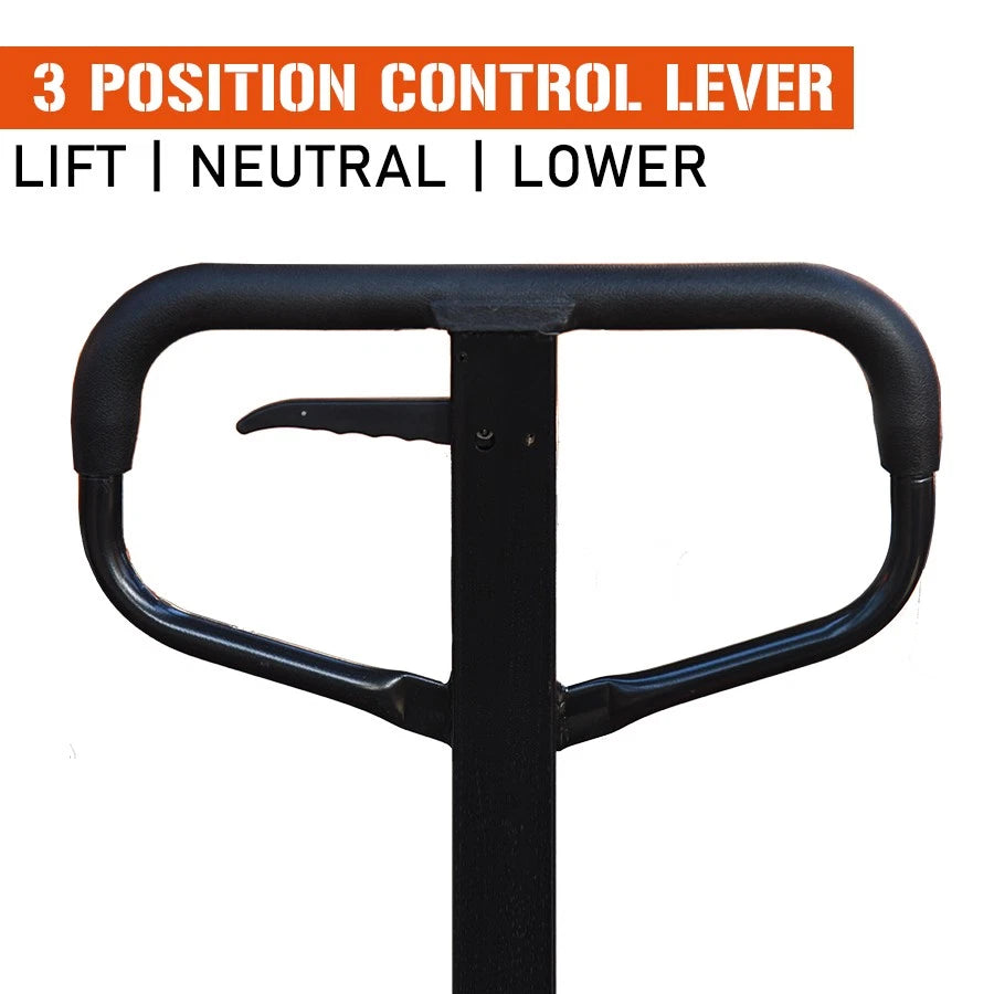 Pallet Jack Truck – Narrow Fork 550mm – Heavy Duty 3000kg Capacity Manual Lifter Hoist