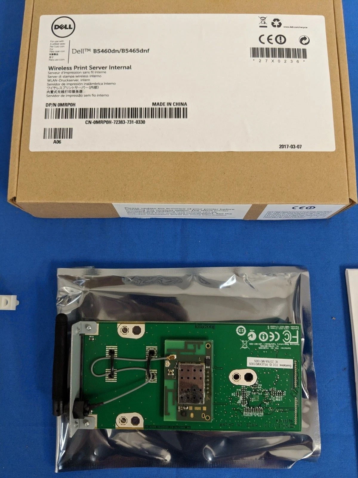 Lexmark Wireless Print Server 27X0225 for MS812 MS821 MX710 MX711 MX810 MX811 MX812 MX911 MX912 [40X7858]