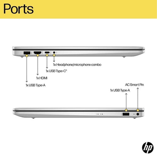 *CLEAR!* HP Laptop 17.3" FHD Intel Core 7 150U 16GB 512GB SSD Intel Graphics 17-cn4027TU Silver [BV7S7PA]