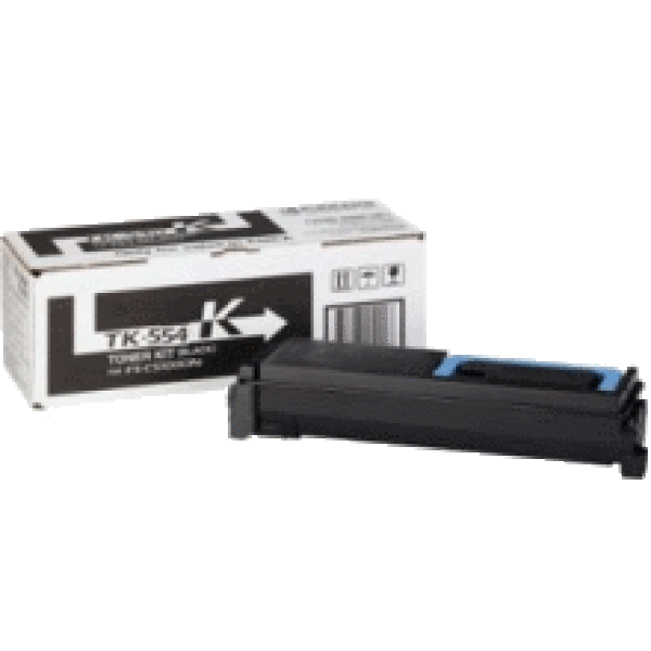 1 X Genuine Kyocera Tk-554K Black Toner Cartridge Fs-C5200Dn -