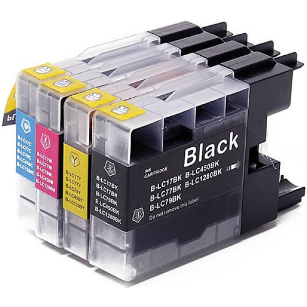 *Sale!* 4 Pack A-Grade Premium Compatible Brother Lc-77Xl C/M/Y/K Ink Set (1Bk 1C 1M 1Y) Cartridge -