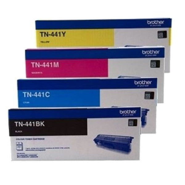 *Sale!* 4 Pack Genuine Brother Tn-441 C/M/Y/K Toner Set For