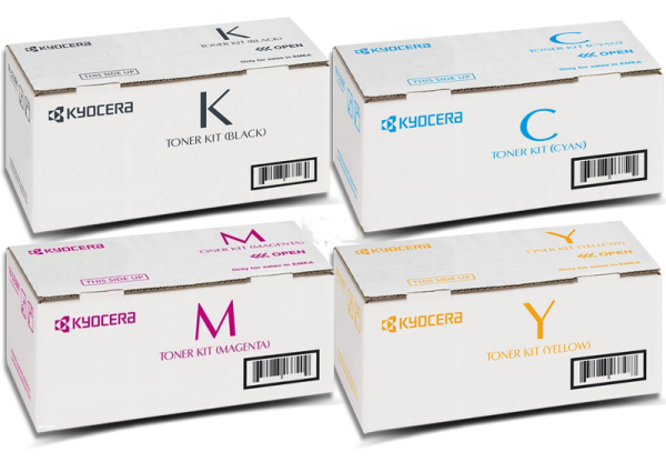 *Sale!* 4 Pack Genuine Kyocera Tk-5444 Hy Toner Set For Pa2100Cwx/Pa2100Cx/Ma2100Cfx/Ma2100Cwfx