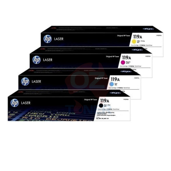 *Sale!* 4 Pack Hp W2090A W2091A W2092A W2093A Toner Cartridge Set #119A -