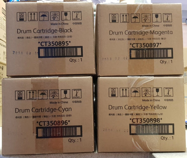 *Sale!* 4X Genuine Fuji Xerox Ct350895/6/7/8 C/M/Y/K Drum Set For Apeosport / Docucentre-Iv C4430