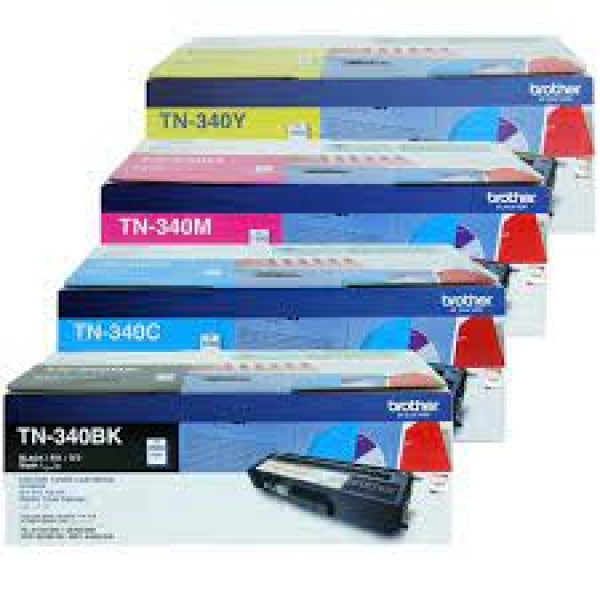 *Sale!* 4 Pack Genuine Brother Tn-340 C/M/Y/K Toner Set For