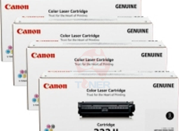 *Sale!* 4X Pack Genuine Canon Cart-322Ii Toner Cartridge Set High Yield For Lbp9100Cdn -