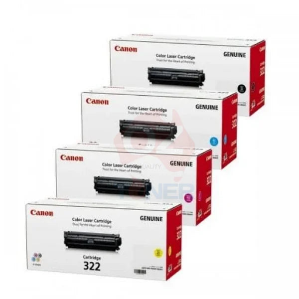*Sale!* 4X Pack Genuine Canon Cart322 C/M/Y/K Toner Cartridge Set For Lbp9100Cdn -