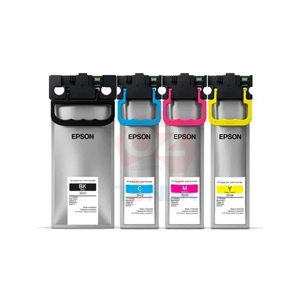 *Sale!* 4X Pack Genuine Epson T01C1 T01C2 T01C3 T01C4 Ink Set (1Bk 1C 1M 1Y) For Workforce Pro