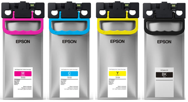 *Sale!* 4X Pack Genuine Epson T01C1 T01C2 T01C3 T01C4 Ink Set (1Bk 1C 1M 1Y) For Workforce Pro