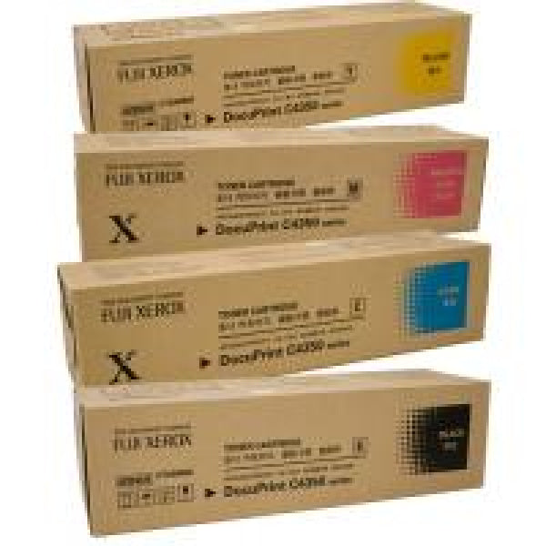 *Sale!* 4X Pack Genuine Fuji Xerox C1618 Ct200226-Ct200229 Toner Cartridges Set [1Bk 1C 1M 1Y]