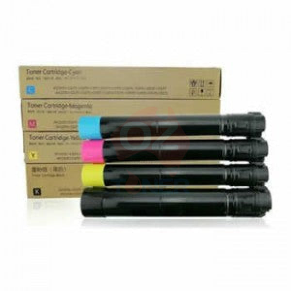 *Sale!* 4 Pack Genuine Fuji Xerox Ct201664-Ct201667 Toner Set For Docuprint C5005D (27K/25K)