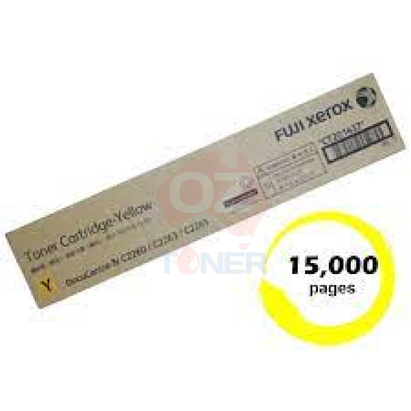 Fuji Xerox Genuine Ct201437 Yellow Toner For Docucentre Iv C2260/C2263/C2265 (15K) Cartridge -