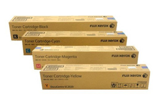 *Sale!* 4X Pack Genuine Fuji Xerox Docucentre Sc2020 Toner Set Ct202246-Ct202249 (Standard Yield)