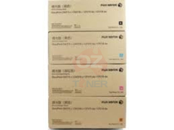 *Sale!* 4X Pack Genuine Fuji Xerox Docuprint Cp315Dw Cm315Z C/M/Y/K Drum Unit Value (50K) Cartridge