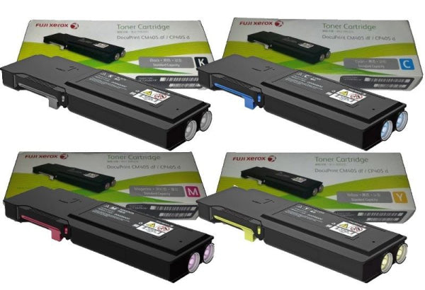 *Sale!* 4X Pack Genuine Fuji Xerox Docuprint Cp405D Cm405Df Toner Cartridge Set (11K) -