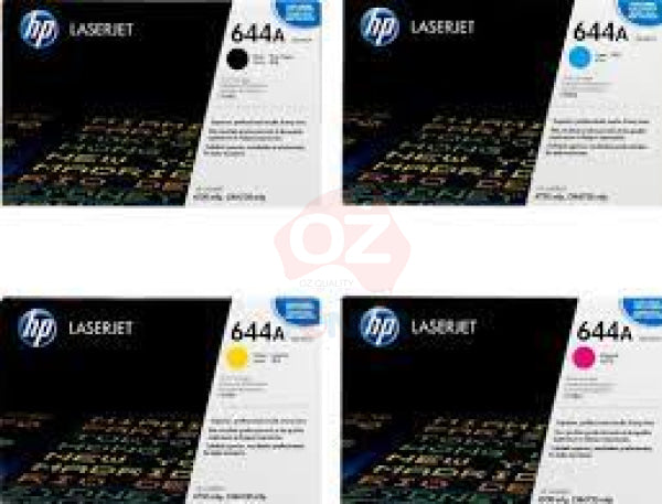 *Sale!* 4X Pack Genuine Hp Q6460A Q6461A Q6462A Q6463A Toner Cartridge Set #644A (12K) -