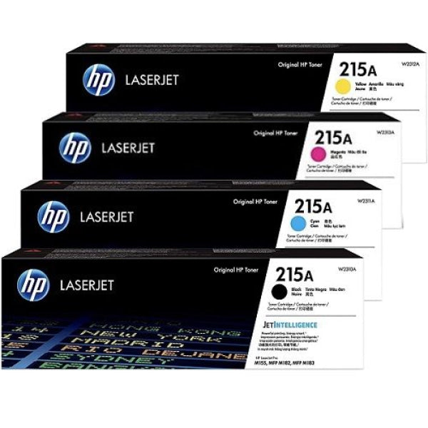 *Sale!* 4X Pack Genuine Hp W2310A W2311A W2312A W2313A Toner Set For M155Nw M182N M183Fw #215A