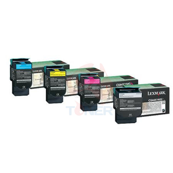 *Sale!* 4X Pack Genuine Lexmark C544Dn C546Dtn X544Dn X546Dtn X548De Extra Hy Toner Cartridge Set