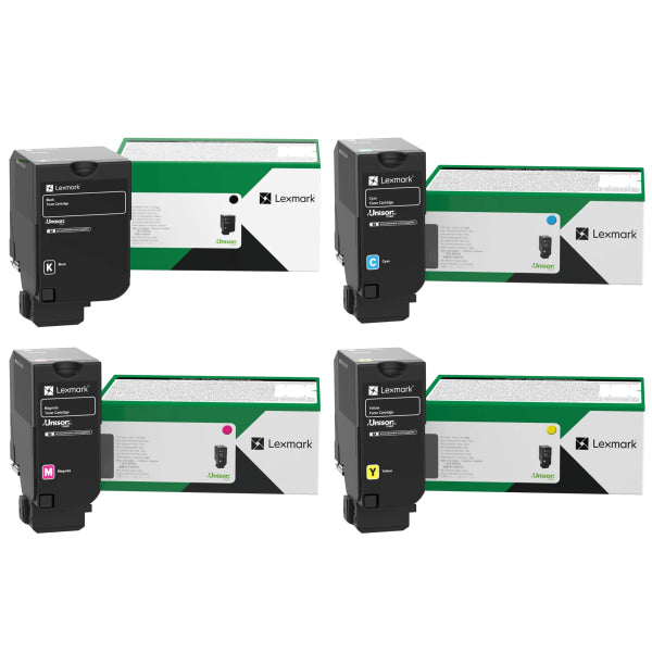 *Sale!* 4X Pack Genuine Lexmark Cs730 Cx730 71C1Hk/C/M/Y Toner Set High Yield Return Program