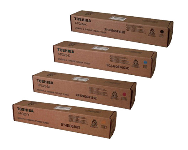*Sale!* 4X Pack Genuine Toshiba E-Studio 2040C 2540C 3040C 3540C 4540C Toner Set [Tfc25-Set]