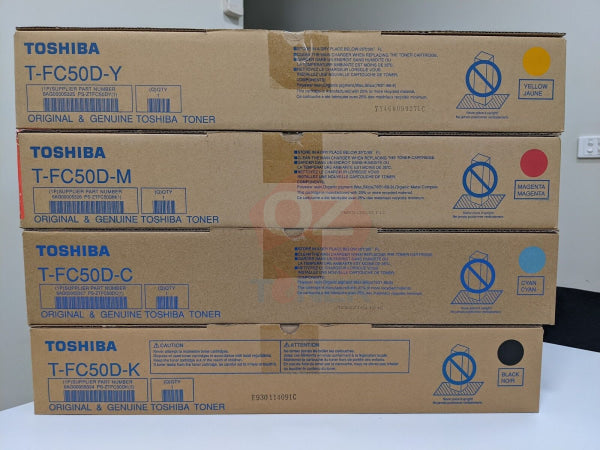 *Sale!* 4X Pack Genuine Toshiba E-Studio 2555C 3555C 4555C 5055C Toner Set Tfc50D-C/M/Y/K Cartridge