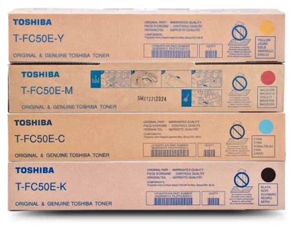 *Sale!* 4X Pack Genuine Toshiba E-Studio 2555C 3555C 4555C 5055C Toner Set Tfc50D-C/M/Y/K Cartridge