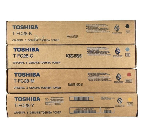 *Sale!* 4X Pack Genuine Toshiba E-Studio 2820C 3520C 4520C Toner Set [Tfc28D-C/M/Y/K] Cartridge -