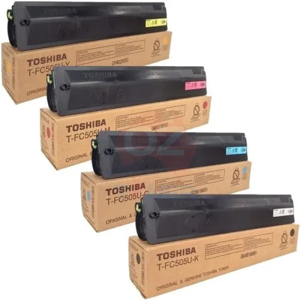 *Sale!* 4X Pack Genuine Toshiba Tfc505 Toner Cartridge Value T-Fc505P [1Bk 1C 1M 1Y] -