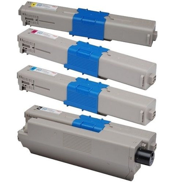 *Sale!* 4X Pack Premium Compatible Oki C310 C330 C331 Mc361 Mc362 Toner Set 44469805 +