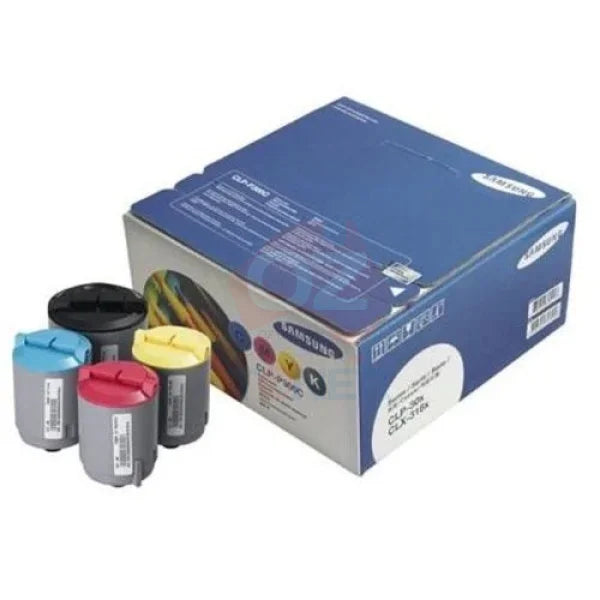 *Sale!* 4X Pack Samsung Clp-300 Clx-2160 Clx-3160 Toner Cartridge Set [Clp-P300C] -