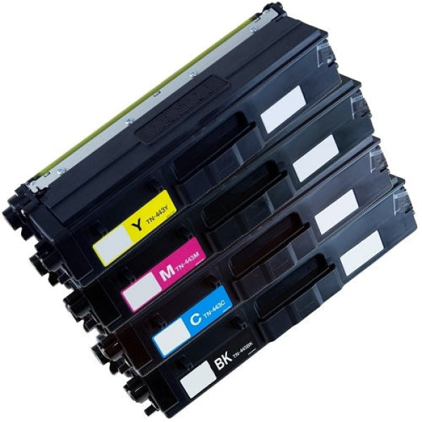 *Sale!* A-Grade Ct Premium Compatible Brother Tn-443 C/M/Y/K High Yield Toner Set Cartridge -