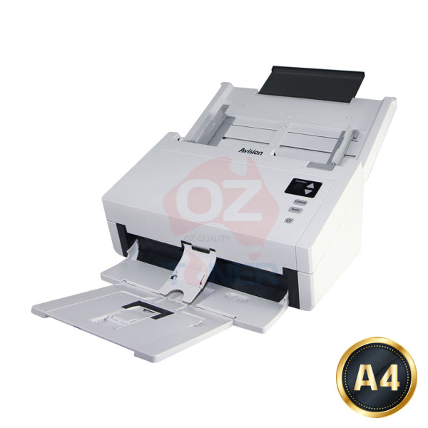 AVISION AD230U A4 Duplex Sheetfed Document Scanner+ID Card Scan 40PPM ...