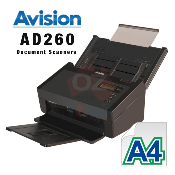 *Sale!* Avision Ad260 A4 Duplex Sheetfed Business Document Scanner 60Ppm [Avad260]