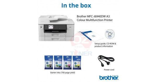 Brother Mfc-J6940Dw A3 All-In-1 Inkjet Printer+Duplex Scan+Dual Tray