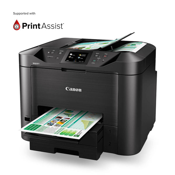 *Sale!* Canon Maxify Mb5460 4-In-1 Wireless A4 Inkjet Multifunction Printer + Dual Tray Printer