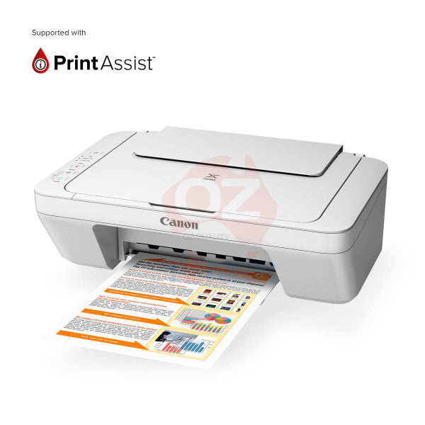 *Sale!* Canon Pixma Home Mg2560 3-In-1 Photo Inkjet Printer /W Pg645/Cl646 Starter Ink Set Colour