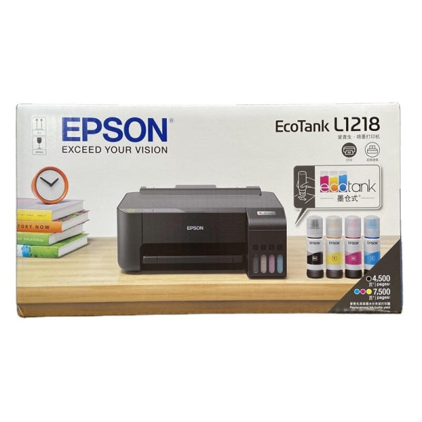 *Sale!* Epson Ecotank L1218 Single Function A4 Usb Color Ink Tank Printer Sublimation (No Starter