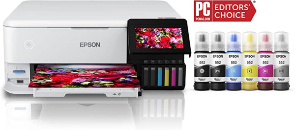 *Sale!* Epson Ecotank Photo Et-8500 A4 Colour Multifunction Inkjet Ink Tank Printer T522 Bottle