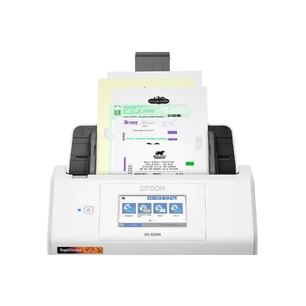 Epson Rapidreceipt Rr-600W A4 Wireless Desktop Document Scanner P/n:b11B258505 Rr600W