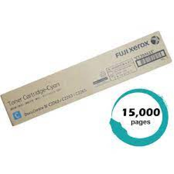 Fuji Xerox Genuine Ct201435 Cyan Toner For Docucentre Iv C2260/C2263/C2265 (15K) Cartridge -