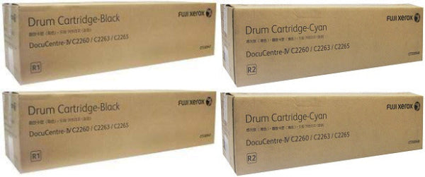 *Sale!* Genuine 4X Pack Imaging Drum Unit For Fuji Xerox Docucentre-Iv C2260 C2263 C2265