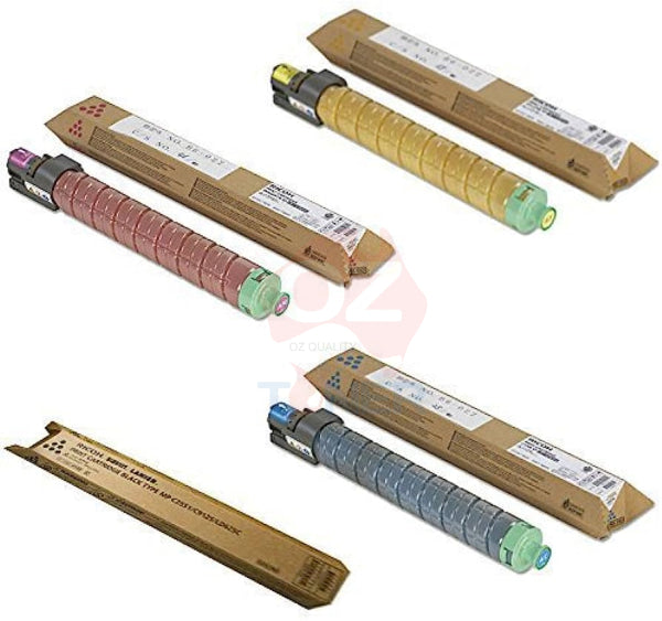 *Sale!* Genuine 4X Pack Ricoh Aficio Mp-C2800 Mp-C3300S Toner Cartridge Set [841128-841131] -