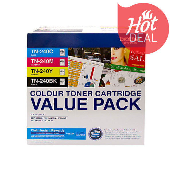 Brother TN240 Colour 4 Pack TN-240CL4PK