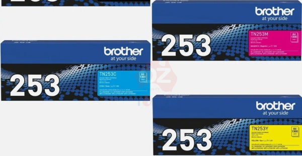 *Sale!* Genuine Brother Tn253C + Tn253M + Tn253Y 3Pk Color Toner Set For Dcpl3510Cdw/Mfcl3745Cdw